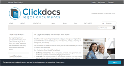 Desktop Screenshot of clickdocs.co.uk